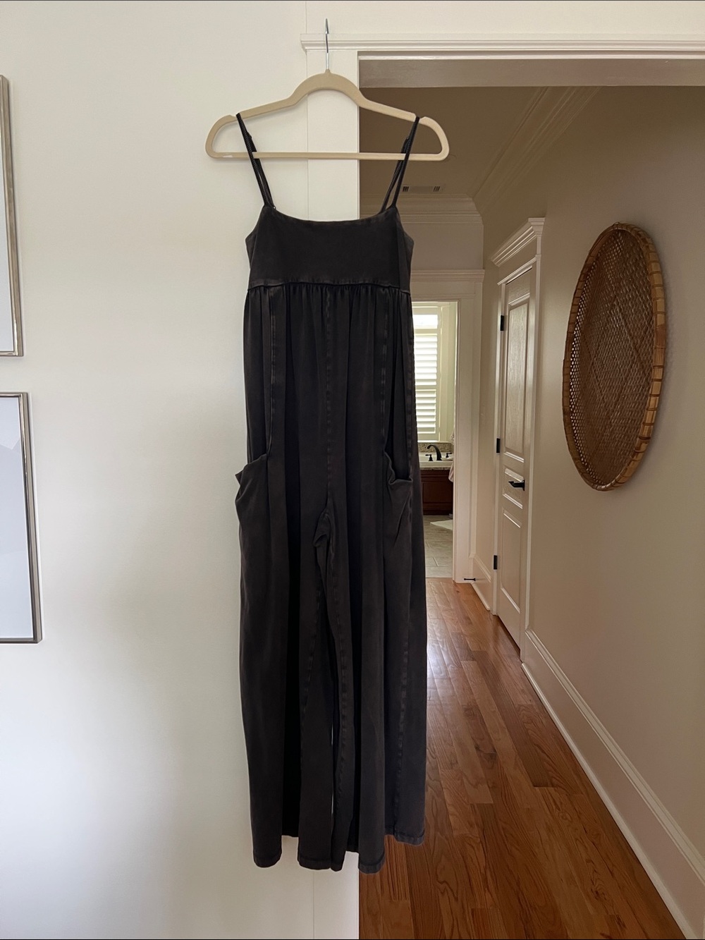 FP Movement Hot Shot Strappy Onesie, washed black, S - Picture 3 of 5